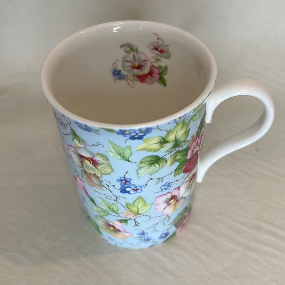 Crown Trent China Limited 10 Ounce Cup Tea Coffee Fine Bone China 4 Inches Tall